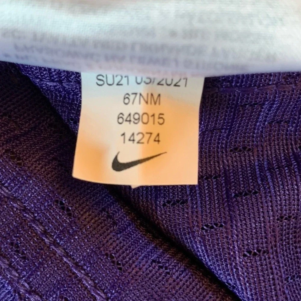 Nike Baltimore Ravens Jersey Mens XL NFL On Field Roquan Smith #0 Blank Front